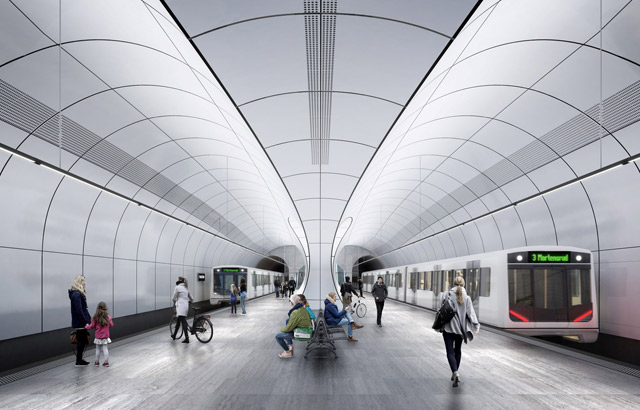 Metro stanice u Oslu inspirisane ledenim pejzažima