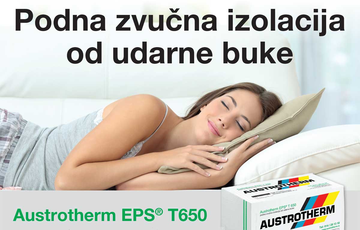 Austrotherm EPS T650: Efikasna zaštita od udarne buke u podnim konstrukcijama