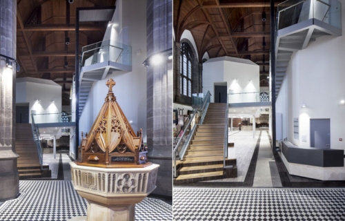 Parazitska arhitektura menja unutrašnjost crkve u Velikoj Britaniji