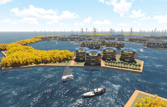 Prvi plutajući grad na svetu koji obnavlja životnu sredinu