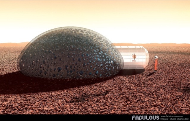3D štampanje skloništa na Marsu