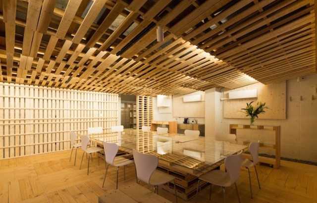 Tokijske arhitekte koristile 130 paleta za gradnju novog kancelarijskog prostora za samo 2.000 evra