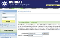 Besplatne informacije iz oblasti KGH sa sajta ASHRAE