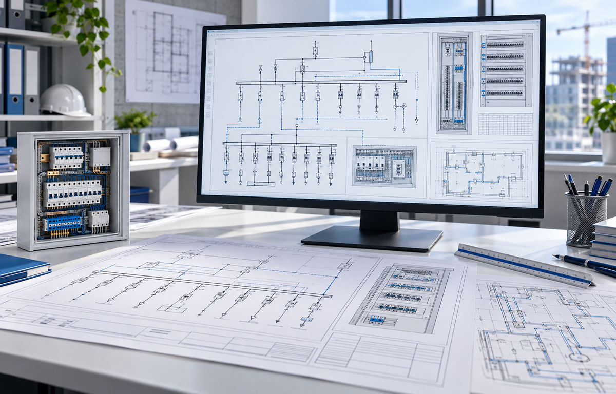 EVOKS LVSLD – jednopolne šeme niskog napona, proračun i predmer direktno u AutoCAD-u