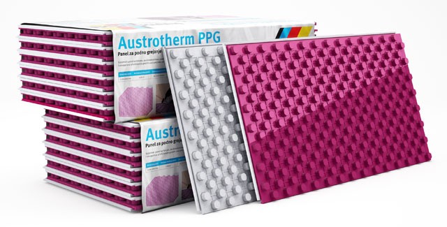 Austrotherm PPG se izrađuje od stiropora klase EPS 120
