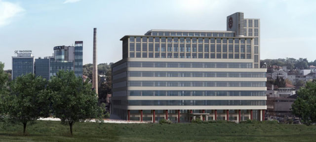 Zgrada BIGZ-a, Državne štamparije, izgrađena je u periodu od 1936. do 1940. godine