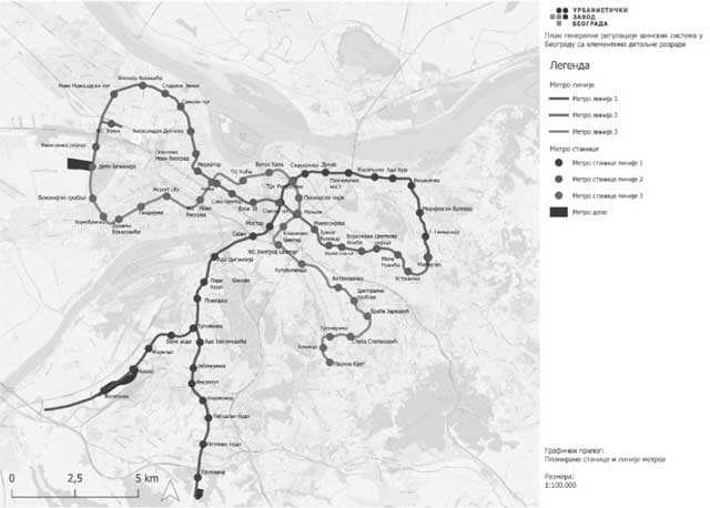 Planirane linije metroa