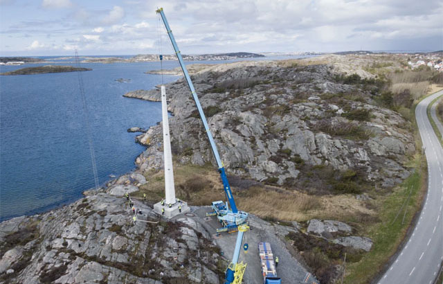 Prva drvena vetrenjača u Švedskoj