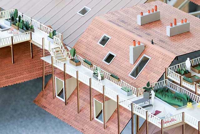 Cilj progarama je transformacija kosih krovova