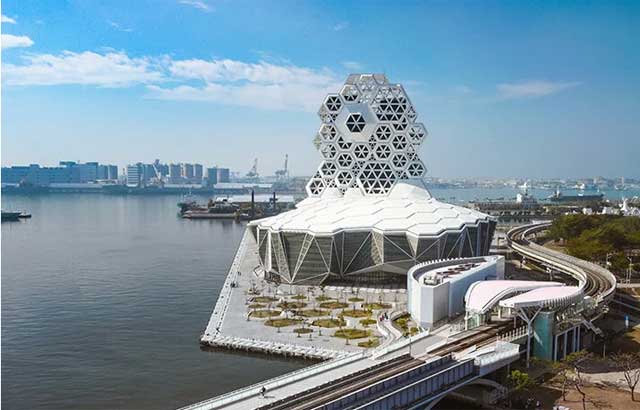 Neobičan heksagoni dizajn muzičkog centra na Tajvanu