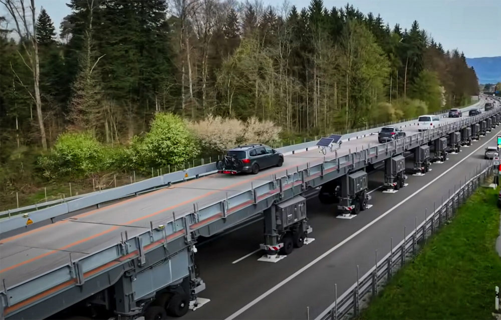Mobilni most omogućava popravke puteva bez ometanja saobraćaja