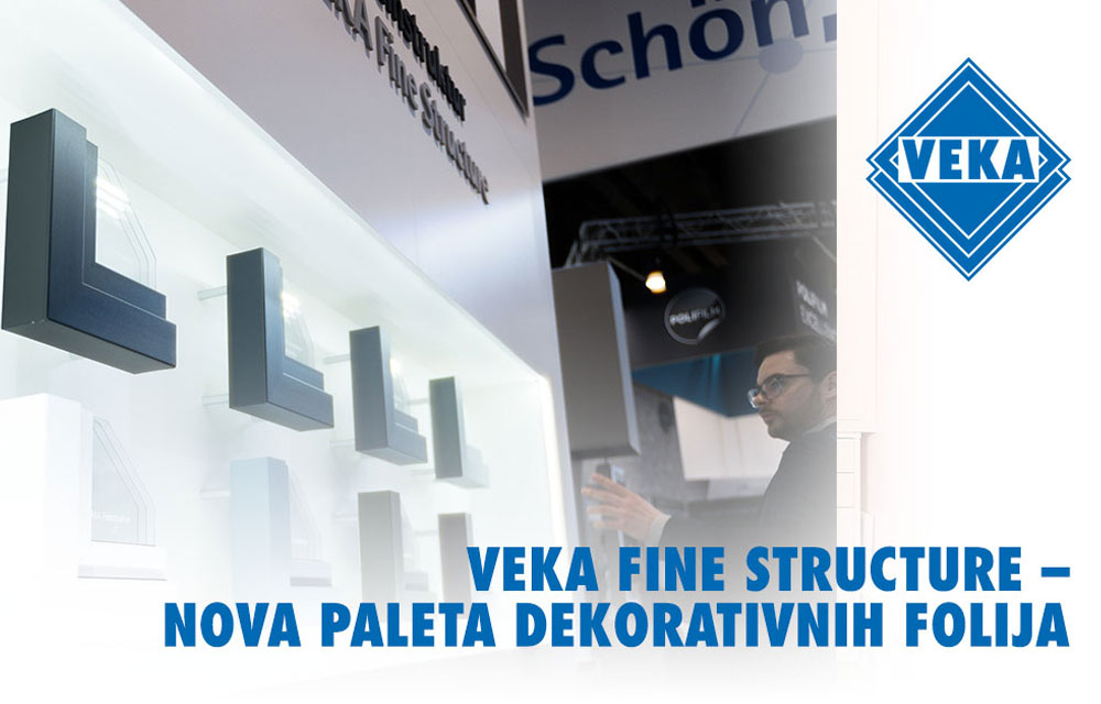 VEKA Fine Structure - nova paleta dekorativnih folija