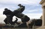 Obnova skulpture "Konji vrani" čeka lepo vreme